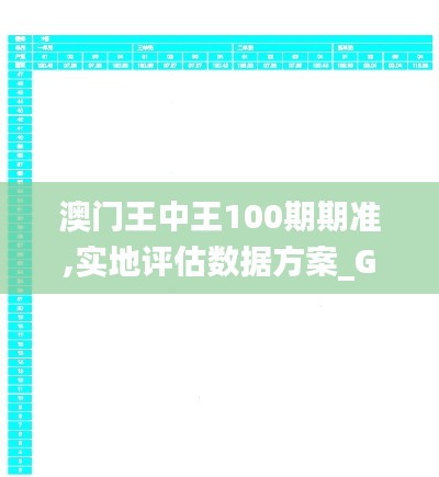 澳门王中王100期期准,实地评估数据方案_GT2.136