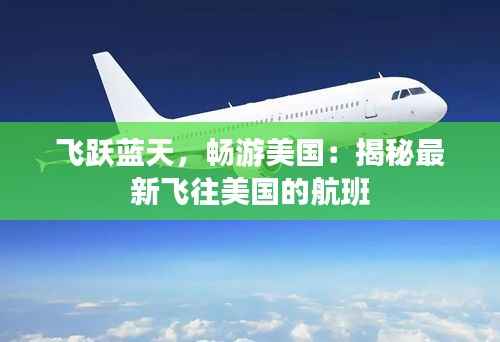 飞跃蓝天,畅游美国:揭秘最新飞往美国的航班