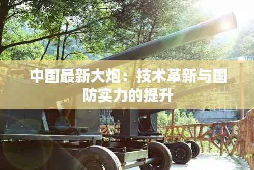 中国最新大炮：技术革新与国防实力的提升