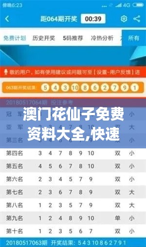 澳门花仙子免费资料大全,快速问题设计方案_HarmonyOS2.234