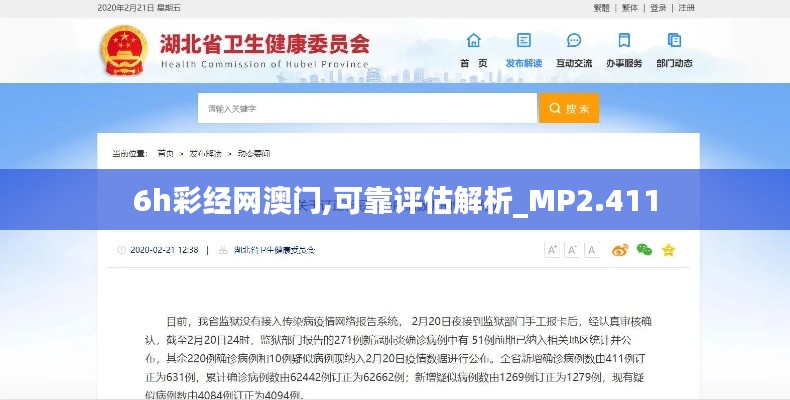 6h彩经网澳门,可靠评估解析_MP2.411
