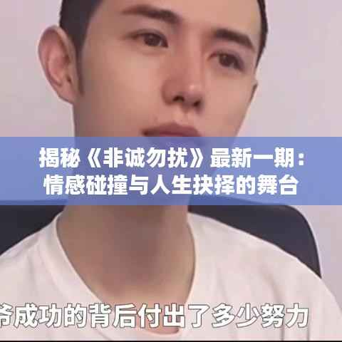 揭秘《非诚勿扰》最新一期：情感碰撞与人生抉择的舞台