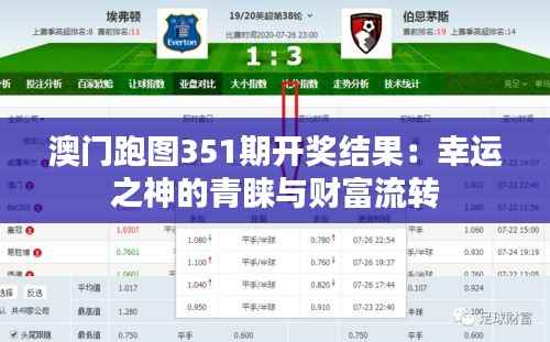澳门跑图351期开奖结果:幸运之神的青睐与财富流转
