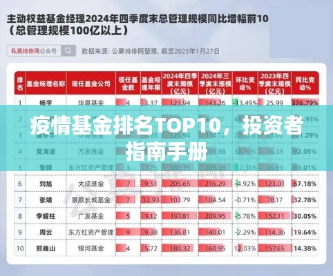 疫情基金排名TOP10，投资者指南手册