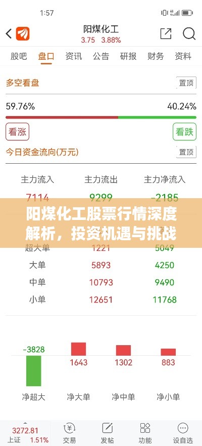 阳煤化工股票行情深度解析,投资机遇与挑战并存